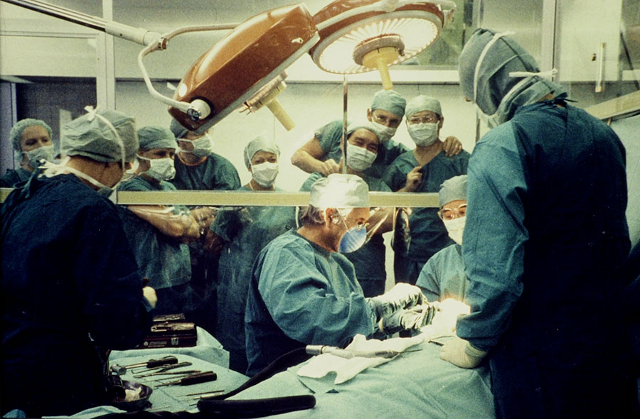 Gastärzte an der Klinik für Orthopädische Chirurgie am Inselspital 1978