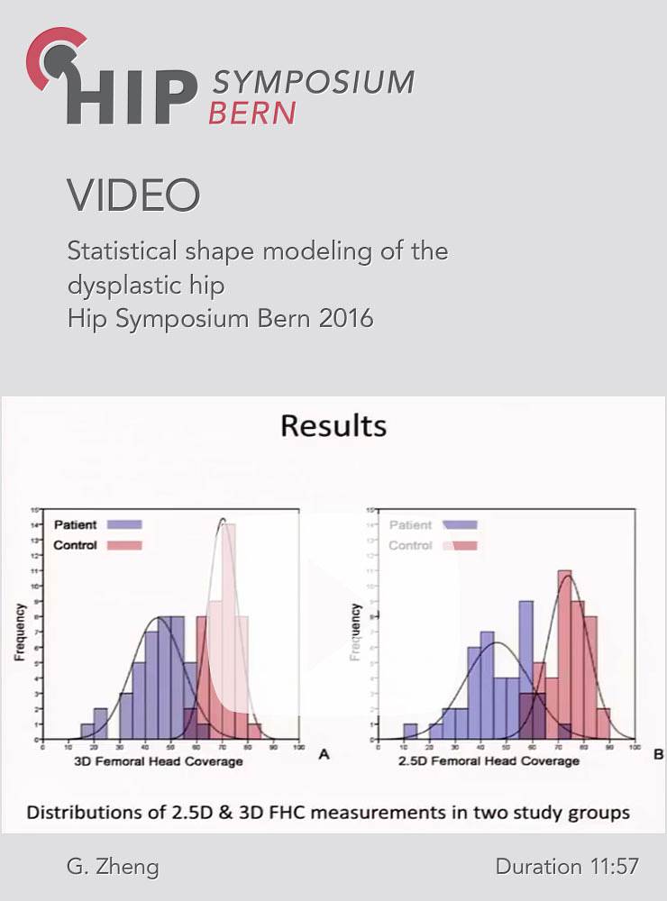 G. Zheng - Statistical shape modeling of the dysplastic hip - Hip Symposium 2016