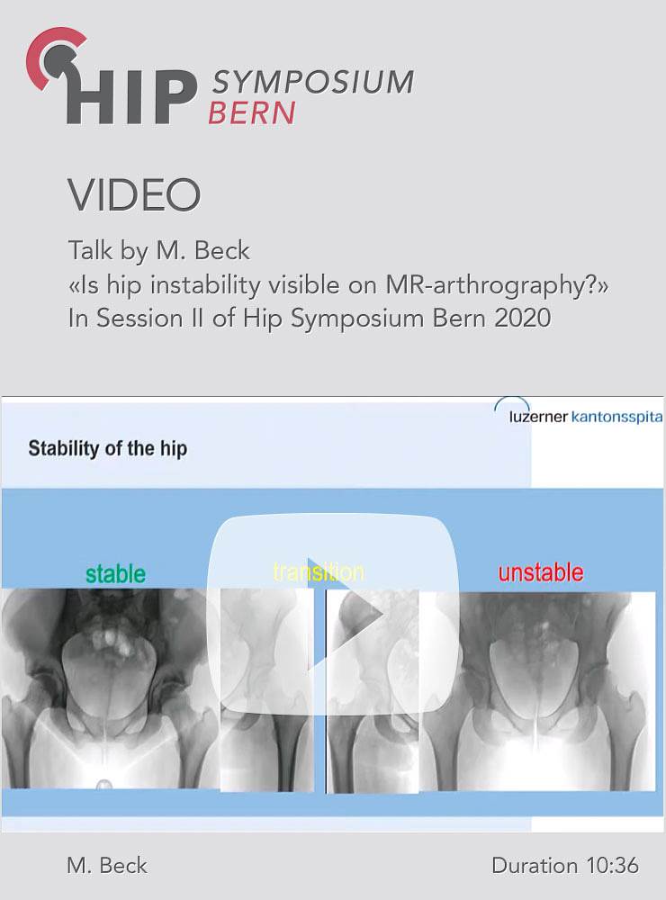 Is hip instability visible on MR-arthrography? / M. Beck