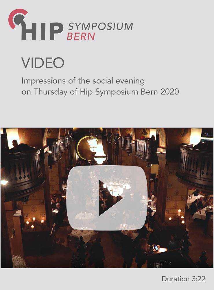 Impressions of the social evening on Thursday of Hip Symposium Bern 2020